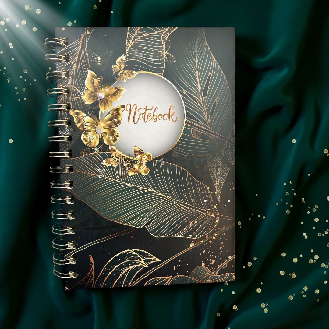Rhinestone Floral Notebook Collection