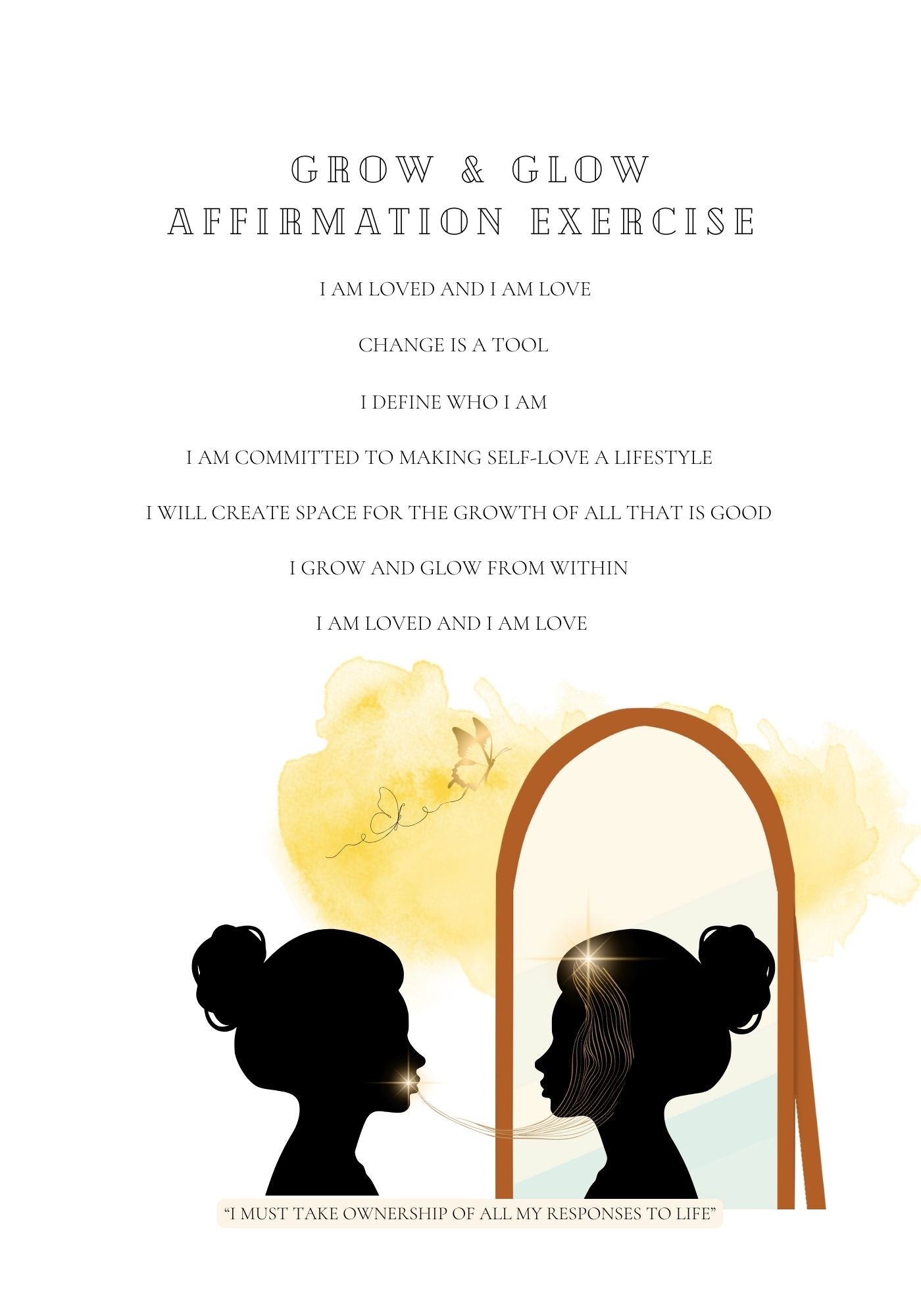 Self-Love Grow & Glow 30-Day Transformational Journal