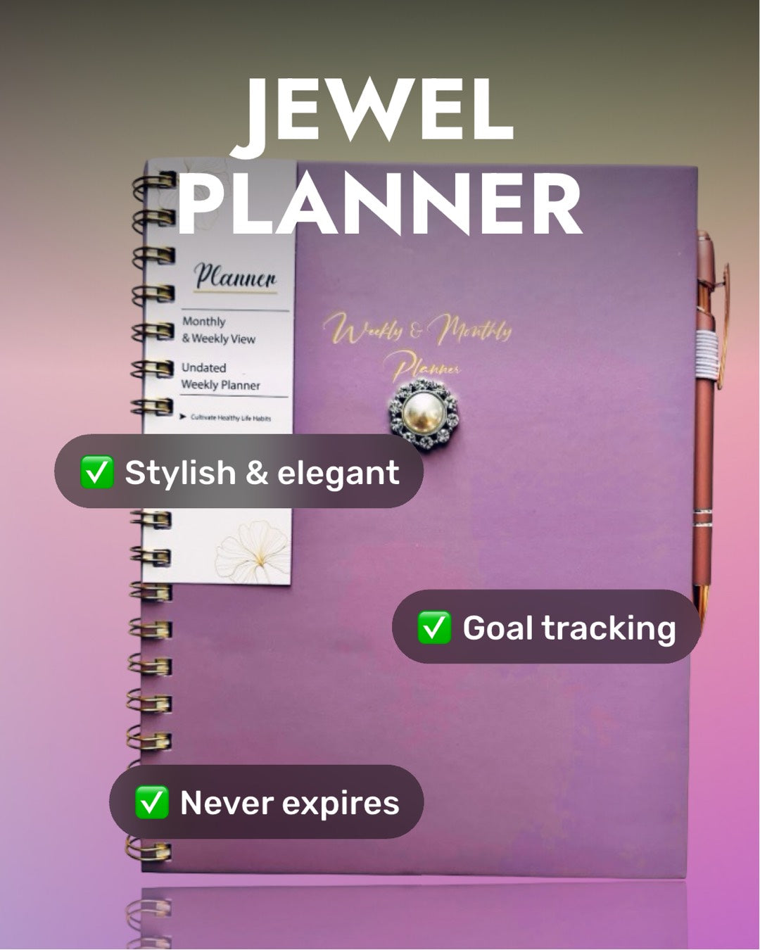 Undated Jewel Planner