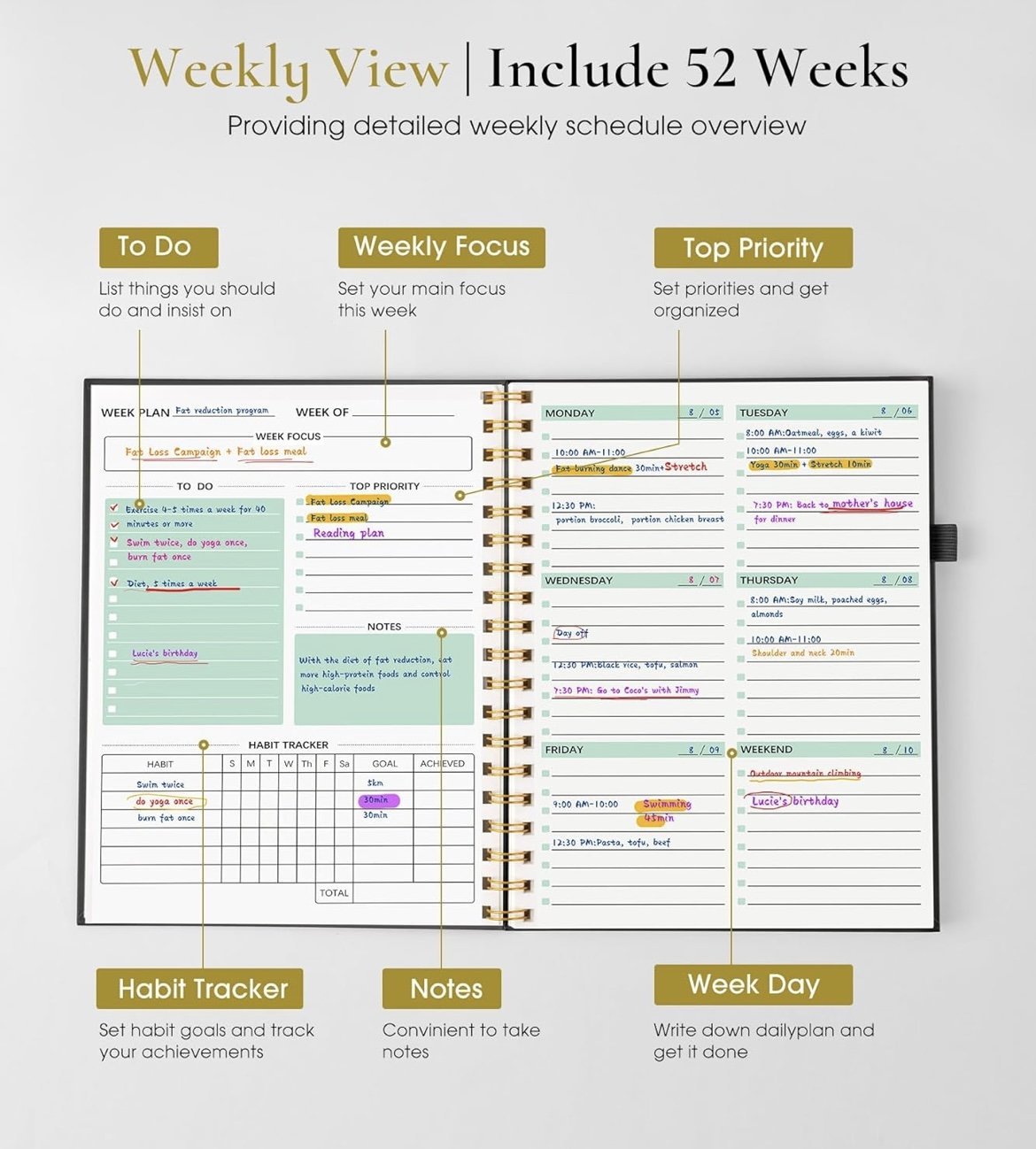 3 For $30 Self-Love Bundle with Planner & Notebook