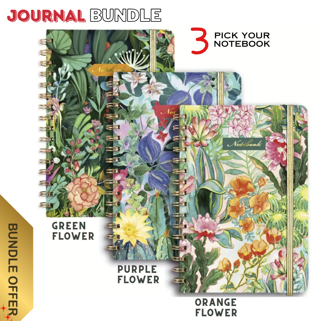 3 For $30 Self-Love Scripture Journal Bundle with Planner & Notebook