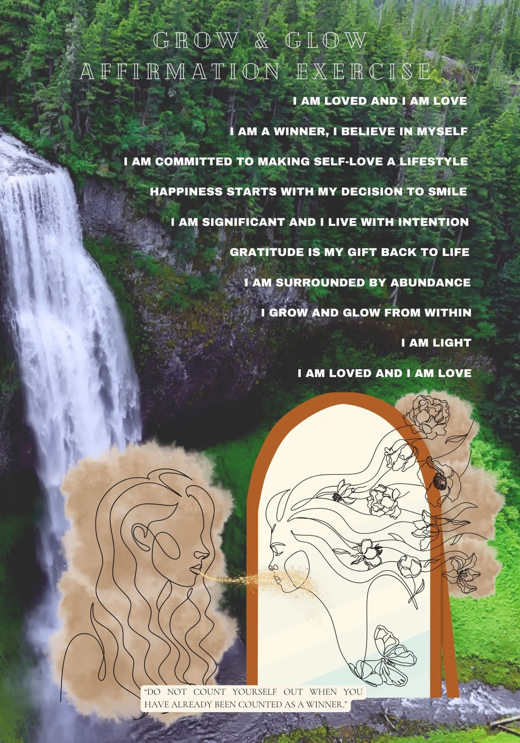 Self-Love Grow & Glow 30-Day Transformational Journal