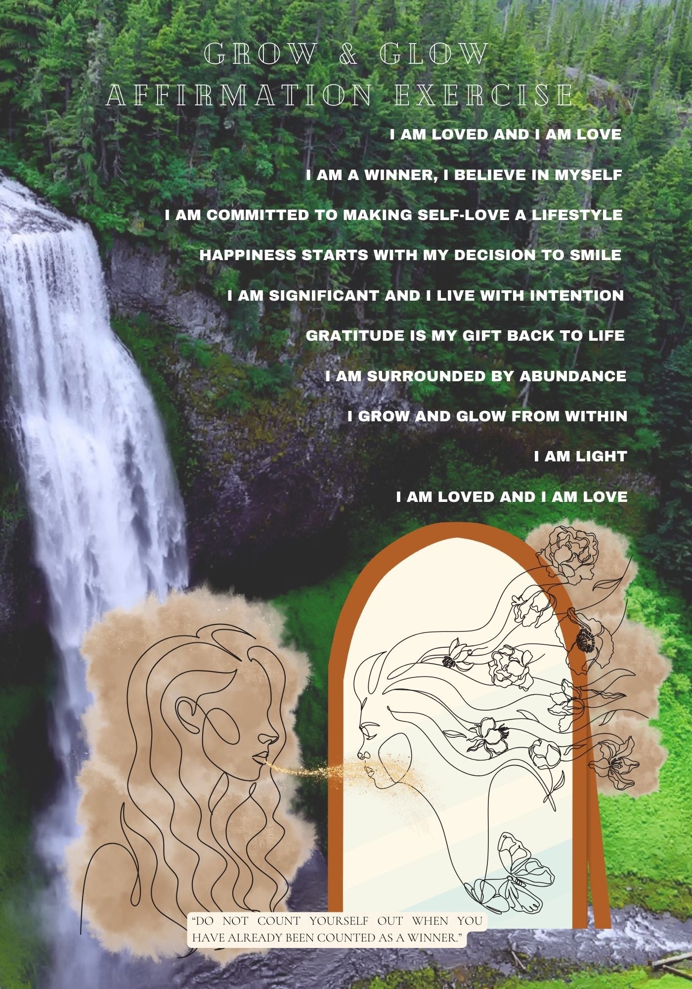 Self-Love Grow & Glow 30-Day Transformational Journal