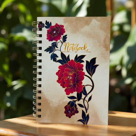 Rhinestone Floral Notebook Collection